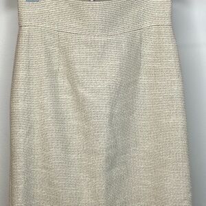 ANTONIO MELANI Cream Pencil Skirt